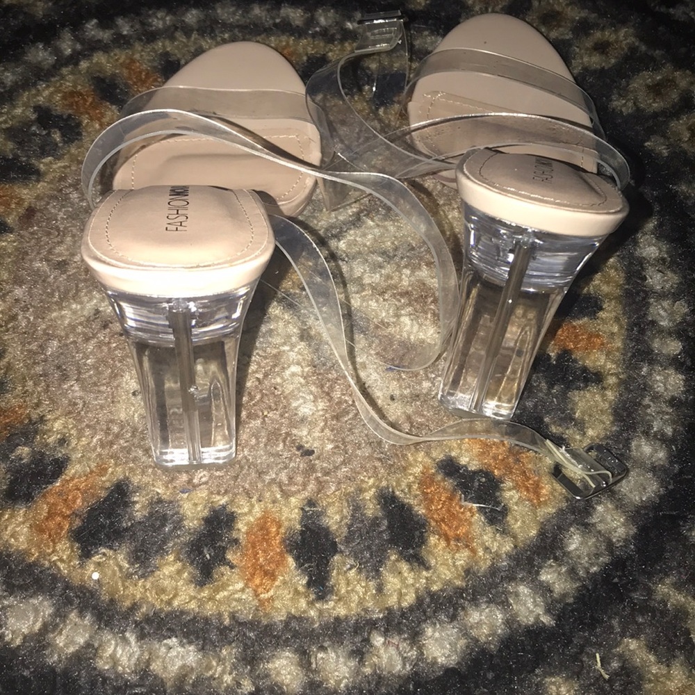 Clear Fashionnova Heels - Picture 3 of 3